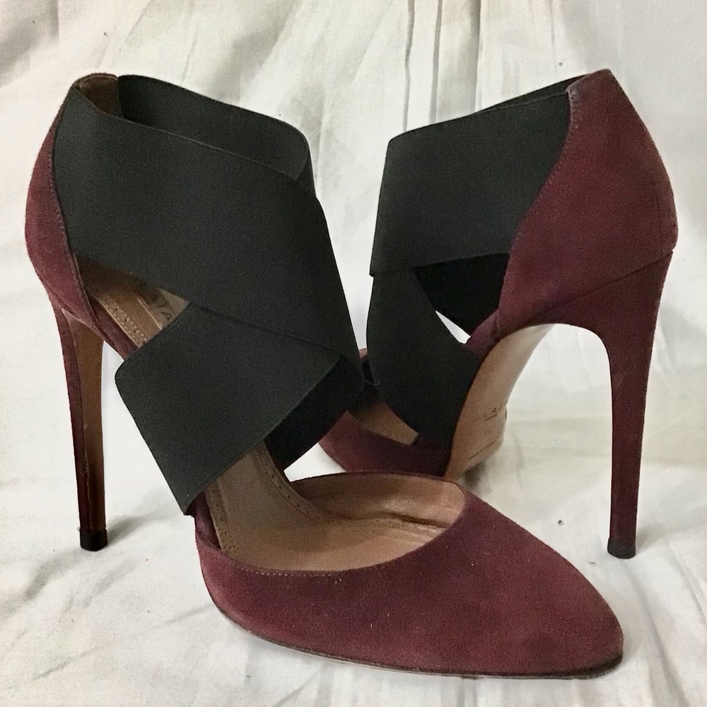 Alaïa Paris Suede D'Orsay Heels
